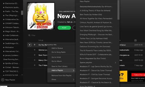 How do i change my profile name on spotify? Collaborative Playlist on 2017 Update - The Spotify Community