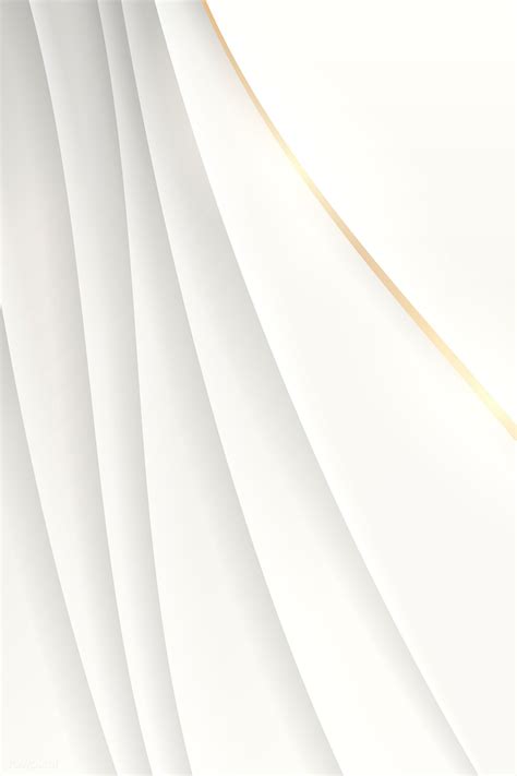 White Abstract Wavy Background Vector Premium Image By