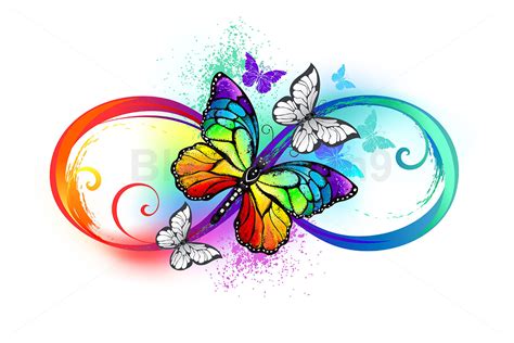 Rainbow Butterfly Png