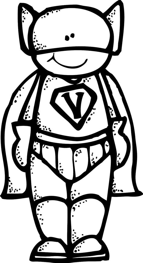 Super Hero Clipart Black And White 20 Free Cliparts Download Images