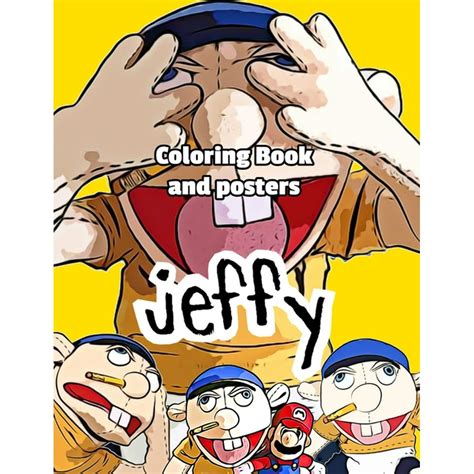 Jeffy Coloring Book And Posters Jeffy Puppet Coloring Book Funny Kids