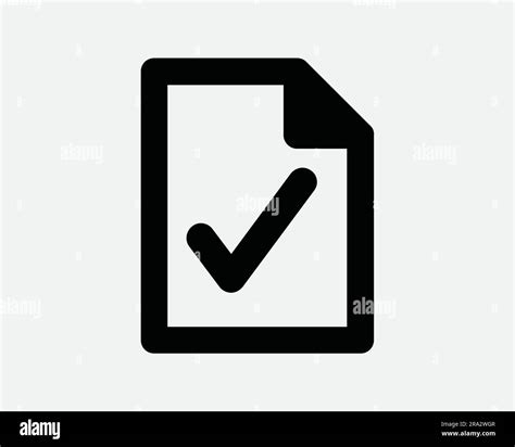 Verified File Icon Approve Document Verify Verification Tick Check