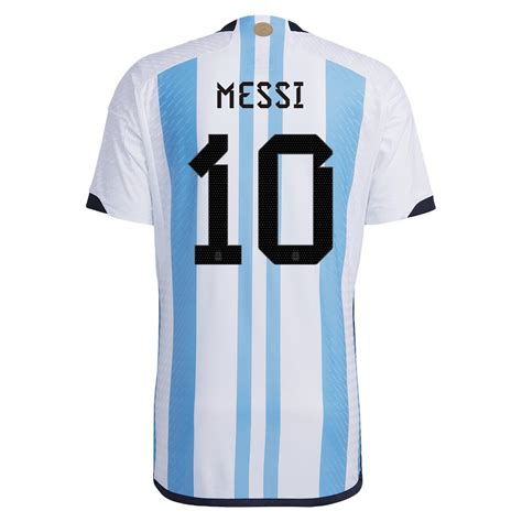 Argentina World Cup Messi 10 Home Jersey 2022 Player Version