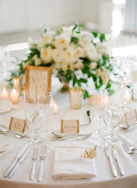 Elegant Wedding Table Setting Ideas Table Decoration