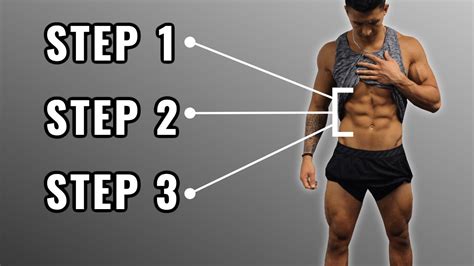 The Best Science Based Plan To Get Six Pack Abs 3 Simple Steps Youtube