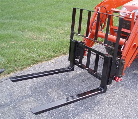 Earth And Turf Quick Attach Pallet Forks For Kubota Loaders From Earth