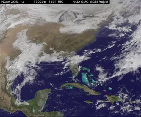 Nasa Releases Satellite Video Of Blizzard Forming