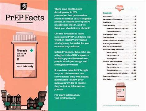 My Prep Experience Prep Facts Brochure For People And Providers