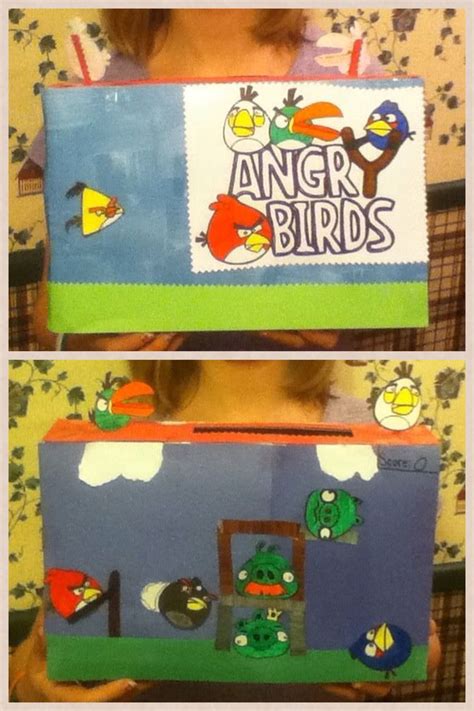 Angry Bird Valentines Box Made By Emily Everson Valentines For Boys
