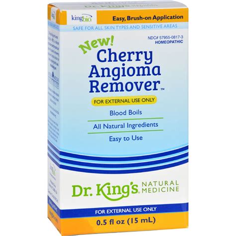 King Bio Homeopathic Cherry Angioma Remover 5 Oz
