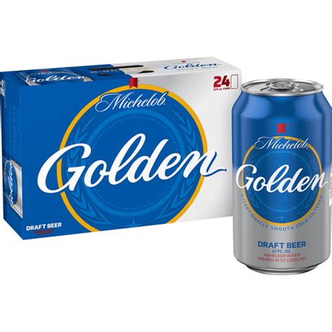Michelob Golden Draft Beer 24 Pack 12 Fl Oz Cans 41 Abv Caseys
