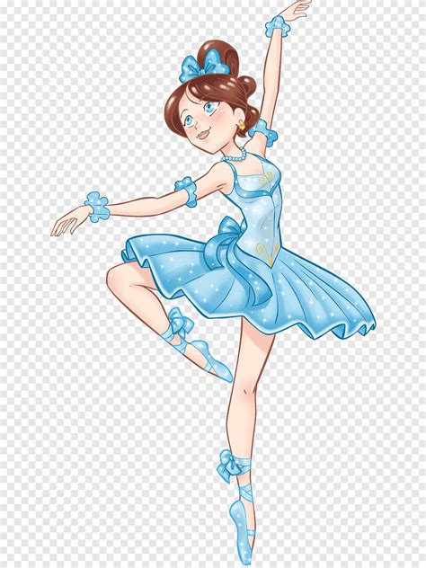 Free Download Ballerina Wearing Blue Tutu Dress Dancing Ballet