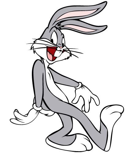 Looney tunes bugs bunny wallpaper, minimalism, rabbit, black background. Bugs Bunny Cartoons Clip Art | PicGifs.com