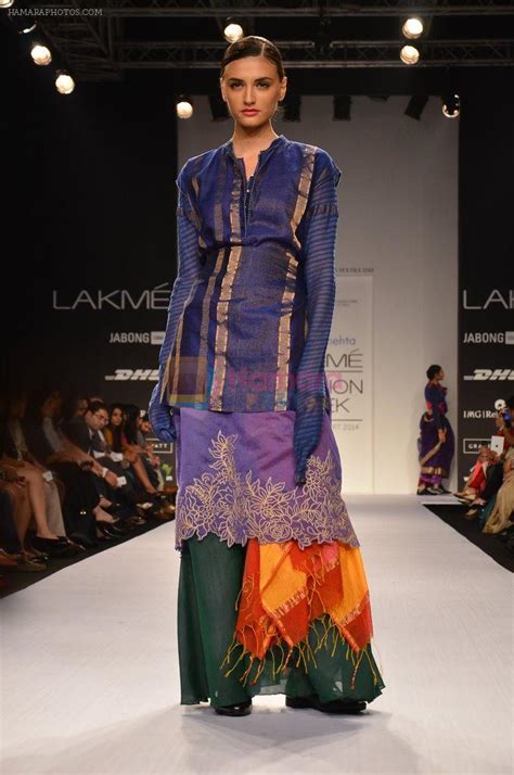 Model Walk For Krishna Mehta Show At LFW 2014 Day 3 In Grand Hyatt
