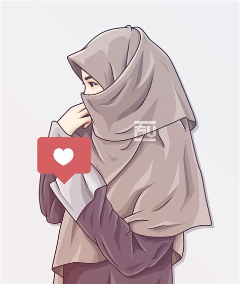 Muslimah Hijab Style Cartoon Lengkap Kaata