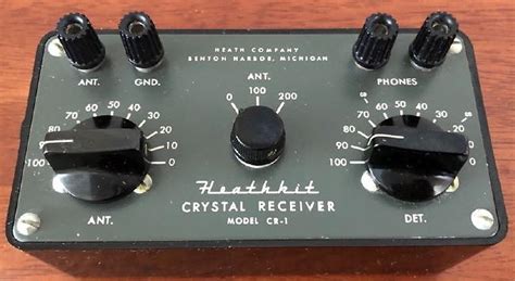 Radios Collectibles Unbuilt Heathkit Cr 1 Vintage Am Crystal Radio