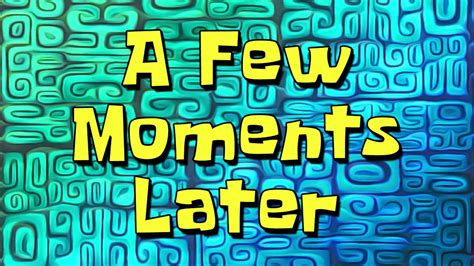 Spongebob A Few Moments Later Youtube Otosection
