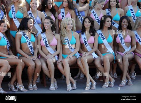 Contestants Beauties Meet The Beasts As The Miss Usa Contestants