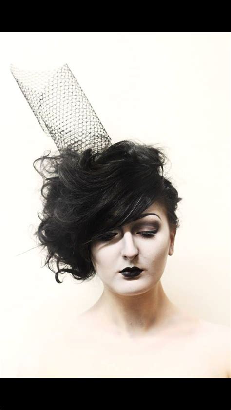 Black And White Makeup Avant Garde Hair Greyscale White Makeup