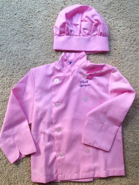 Now In Pink Personalized Chef Jacket Hat For By Joyofgiving