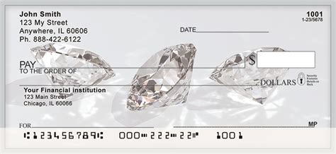 Diamond Sparkles Personal Checks