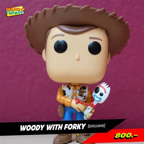 Sheriff Woody Holding Forky Exclusive Toy Story 4 Funko Pop