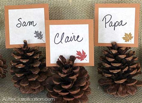 simple diy ideas  thanksgiving place cards amazing