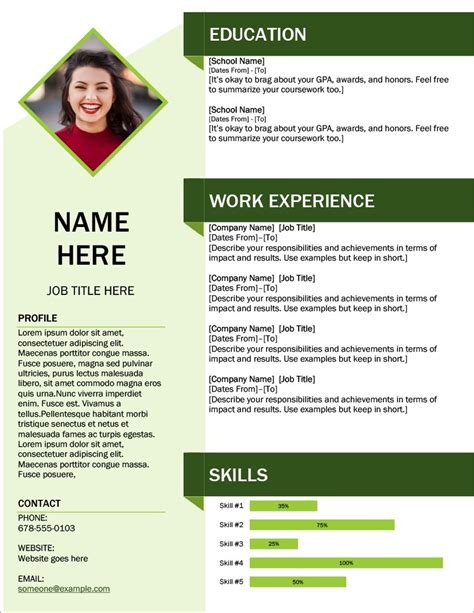 Free Creative Resume Templates Download For Microsoft Word Free Word