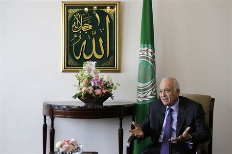 Ap Interview Arab League Chief Backs Peace Talks