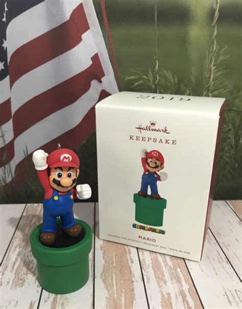Hallmark Keepsake Supermario Mario Ornament 2019 Nintendo Nrfb For Sale