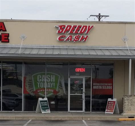 Emergencies are always lurking around the corner, speedy cash helps you take control of your personal expenses without a hassle. Speedy Cash - 15300 S Interstate 35, Buda, TX 78610