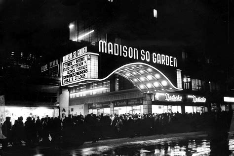 Madison Square Garden Marquee 1961 Msg Garden Marquee Madison