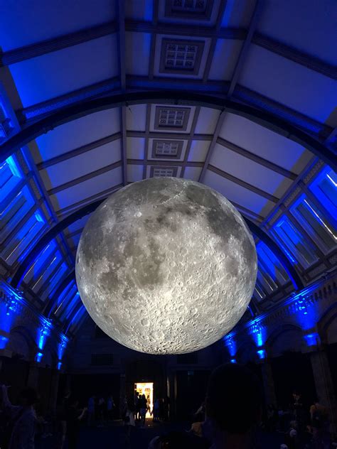 Visited The Museum Of The Moon Today At The Natural History Museum It