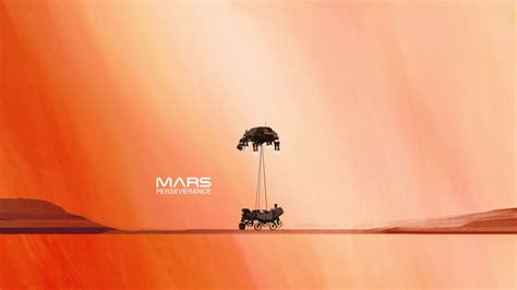 Nasa lands perseverance mars rover (360 video). Perseverance Rover Touchdown (Illustration) - NASA's Mars ...