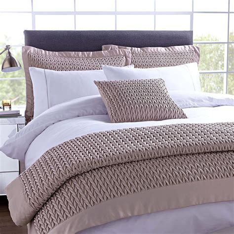 Hotel Piccadilly Champagne Bedspread Dunelm Bed Spreads Charcoal