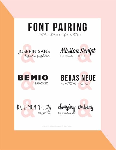 Summerour describes lust as a typographic guilty pleasure. Favorite Free Fonts & How to Pair Them! | He and I ...