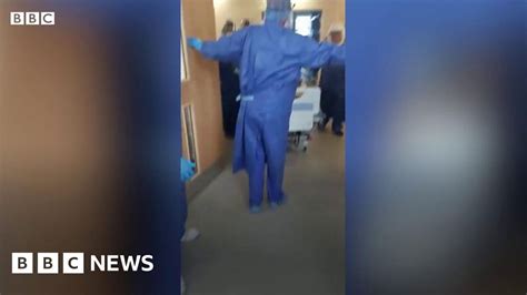Coronavirus Patient Jeff Cope Clapped Leaving Intensive Care Bbc News