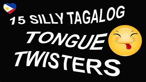 Tagalog Tongue Twisters Filipino Pnaxl