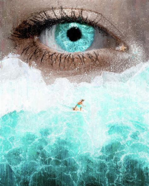 Ocean Eyes Digital Art By Nikki Marie Smith Pixels