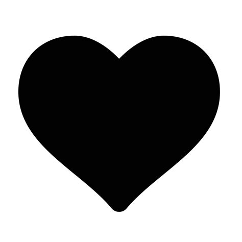 Black Heart Icon Png 346378 Free Icons Library