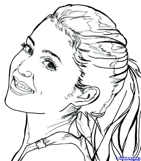 20 excellent quality colorings and the perfect size to print. Coloring Pages Of Ariana Grande at GetColorings.com | Free ...