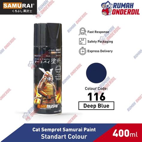 Jual Pilok 116 Samurai Deep Blue Standard Cat Semprot Aerosol Samurai