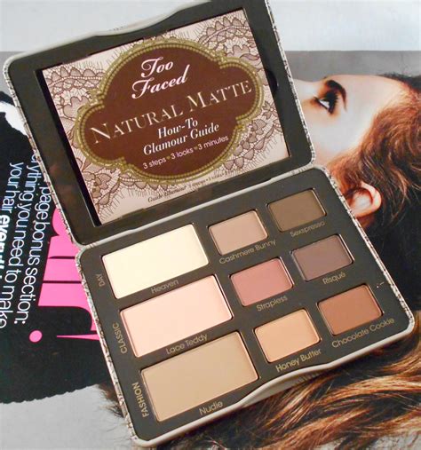 Makeup Fashion And Royalty Review Too Faced Natural Matte Eye Shadow Palette Swatches