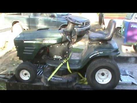 The job of a lawn mower muffler is to reduce exhaust noise and prevent any exhaust sparks from igniting dry grass. Craftsman Mower Repair-part 1 - YouTube