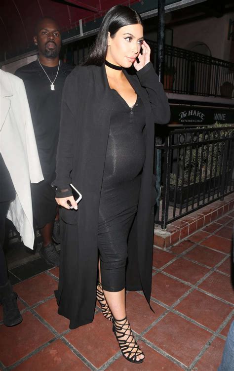 kim kardashian s maternity style goes gothic instyle
