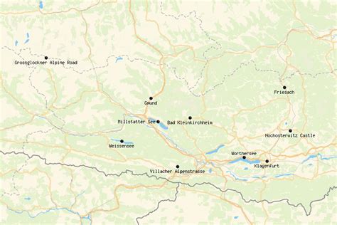 10 Best Places To Visit In Carinthia Austria Map Touropia