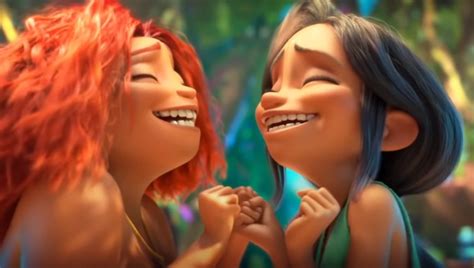 Their grass is always greener than yours is the idea. The Croods: A New Age Parent Review - Mom the Magnificent