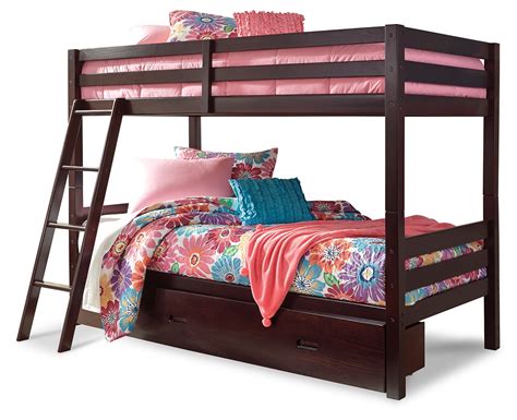 Halanton Twin Over Twin Bunk Bed With 1 Large Storage Drawer B328yb2 By Signature Design By