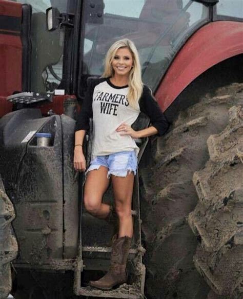Pin By John Rumsey On Big Farm Machines Redneck Girl Hot Country Girls Cute Country Girl