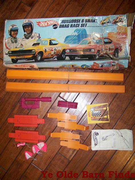 Mongoose And Snake Drag Race Set Vintage Toys Drag Race Barn Finds